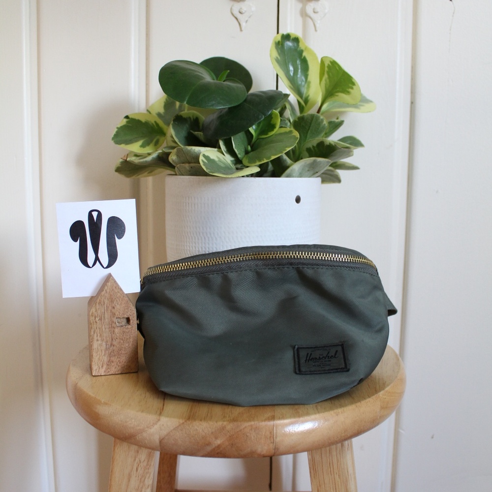 Dark Olive Hershel Belt Bag (Fanny Pack)
